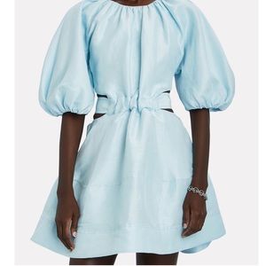 Aje mimosa puff sleeve mini dress size AUS 6